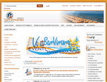 Tablet Screenshot of comune.san-vincenzo.li.it